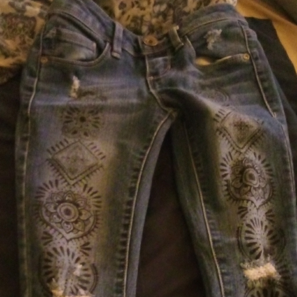 Light blue jeans